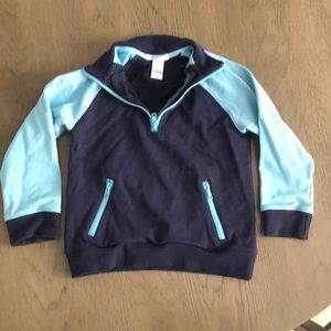 Boys gently worn, Janie and Jack quarter zip.